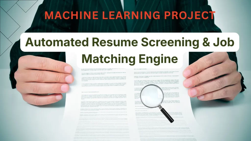 AI project idea for automated resume screening for matching job.