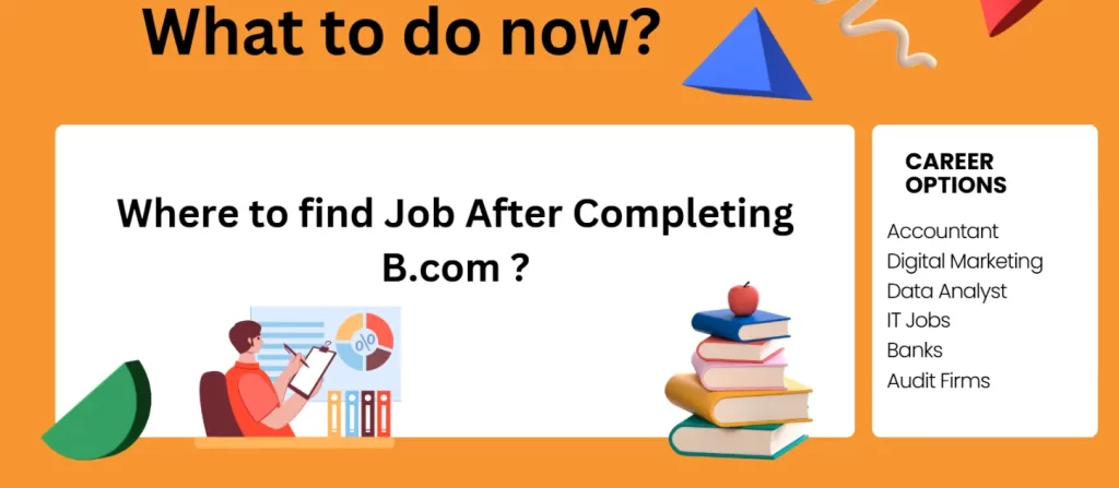 Career guidance for B.Com graduates – student receiving counselling for job opportunities