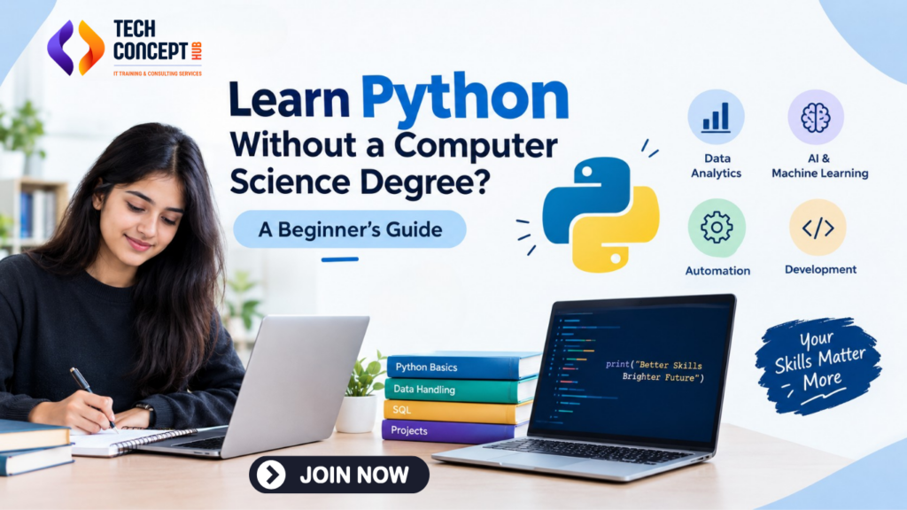 Learn Python without a Computer Science degree with beginner-friendly Python training in Pune